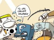 trio Google+/Facebook/Twitter illustré…