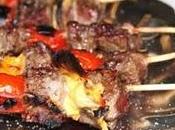 recette Grillades Barbecue Brochettes boeuf fromage tomates cerise
