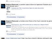 Utilisez l’application Facebook iPad…