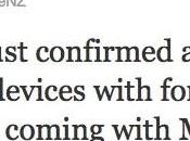 capteurs frontaux pour prochains mobiles sous Mango