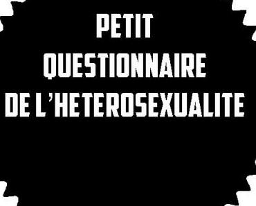 Questions existencielles : le petit questionnaire de l'hétérosexualité (vidéo)