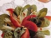 Salade pousses d'épinards pignons