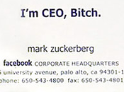 carte visite Zuckerberg