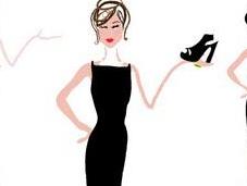 Être glamour soirée comment faire pour embellir petite robe noire
