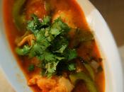 Pangasius curry rouge