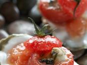 Tomate farcie d’huître façon Bloody Mary kiwi