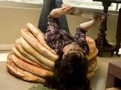 coussins forme pancakes