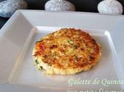 Galette quinoa petits légumes