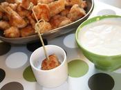 Nuggets poisson sauce herbes