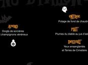 menu d’Halloween