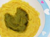 Crème bananes jaunes, haricots verts jambon (pour bébé mois)