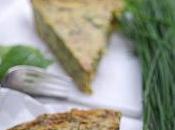 Frittata courgettes herbes inratable