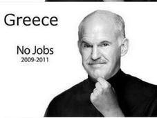 Jobs, Berlusconi Papandréou même photo