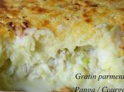 Gratin Parmetier panga courgettes