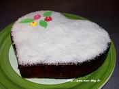 Gâteau chocolat blanc/noix coco
