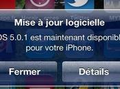 nouvelle mise jour disponible 5.0.1