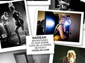 Musique Nadeah backstages scène avant concert Maroquinerie décembre 2011