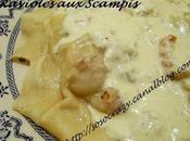 Ravioles Scampis, sauce curry safran
