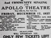 décembre 1937 rendez-vous l'Apollo pour show caritatif Harlem