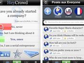 HeyCrowd: sondage social votre iPhone #LeWeb