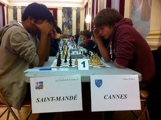 Echecs Top Jeunes : Cannes et Bischwiller à 100%