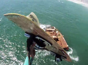 Nick Jacobsen ‘Crane jump Saut kite depuis grue