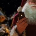 Père Noël utilise l’iPhone4S pour faire livraisons