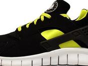 Preorder: Nike Huarache Free 2012 Black-Neon