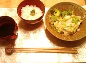 recette Légère Poisson blanc vapeur (Sakana Kaori Mushi) Légumes vinaigrés trois couleurs (Sanshoku Sunomono)