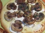 Tartelette fine champignons fromage frais