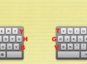 boutons cachés clavier dissocié l’iPad