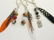 Nouveaux bijoux sacs plumes