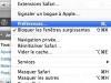 extensions pour Safari