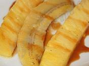 Ananas poele sauce caramel