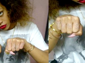 Rihanna tatouage Thug Life doigts