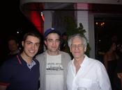 Robert Pattinson, Stefan Troyes David Cronenberg from Cosmopolis wrap Party