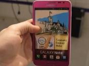Samsung Galaxy Note décline version rose