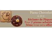 Pizza Chocolat offerte pour Pâques