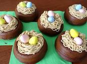 Cupcakes nids d'oiseaux