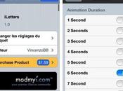 Cydia: Effectuer animations avec iLettars