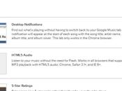 Google nouvelles fonctionnalités Music