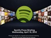 Spotify conf’ presse avril