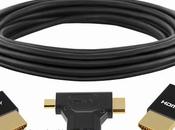 lance câble HDMI mini, micro