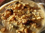 Crème chaudrée moules agrumes (mussels chowder)
