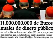 L'Etat espagnol subventionne l'Eglise catholique raison milliards d'euros