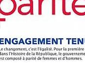 Engagement tenu gouvernement composé parité femmes d'hommes