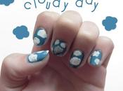 cloudy nail (using swab) nuages (technique coton-tige)