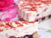 Cheesecake sans cuisson myrtille fraises