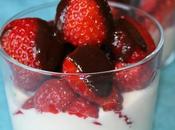 Verrines fraises doublement chocolatée!