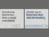 SlideWriter, nouvelle façon d'écrire iPad grâce curseur...
